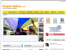Tablet Screenshot of hispatriados.com